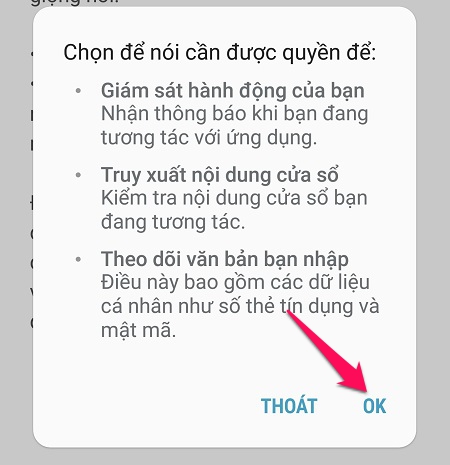 Cho phép điện thoại thông minh của bạn đọc toàn bộ văn bản, bao gồm cả tiếng Việt