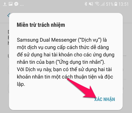 Sử dụng hai tài khoản mạng xã hội cùng lúc cho Dual Messenger trên Samsung J7 Pro