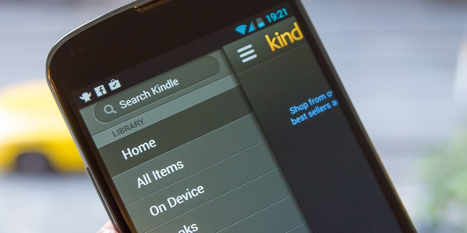 App Kindle hỗ trợ đọc sách điện tử