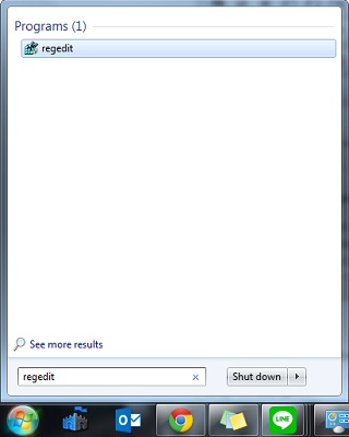 Phần quan trọng nhất để xóa là mở Registry Editor (nhấp vào Chạy và mở Regedit).