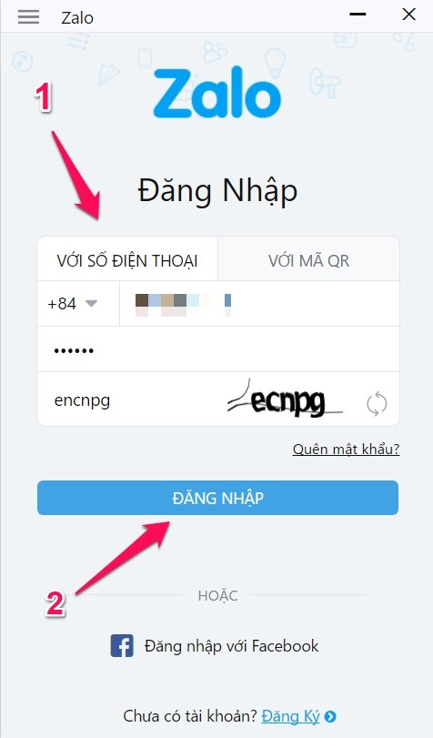Zalo máy tính