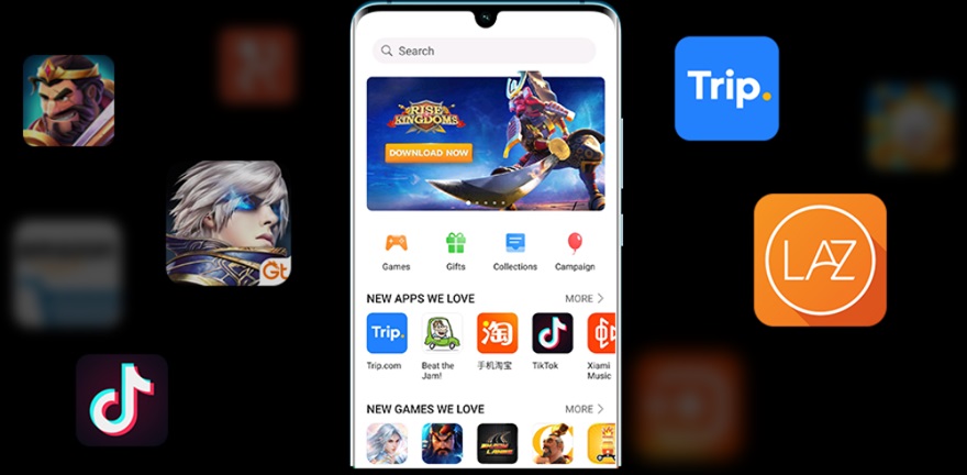 Xếp hạng App Store trong AppGallery