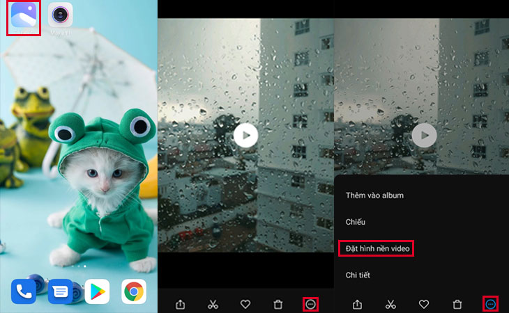 Đặt video làm hình nền cho điện thoại