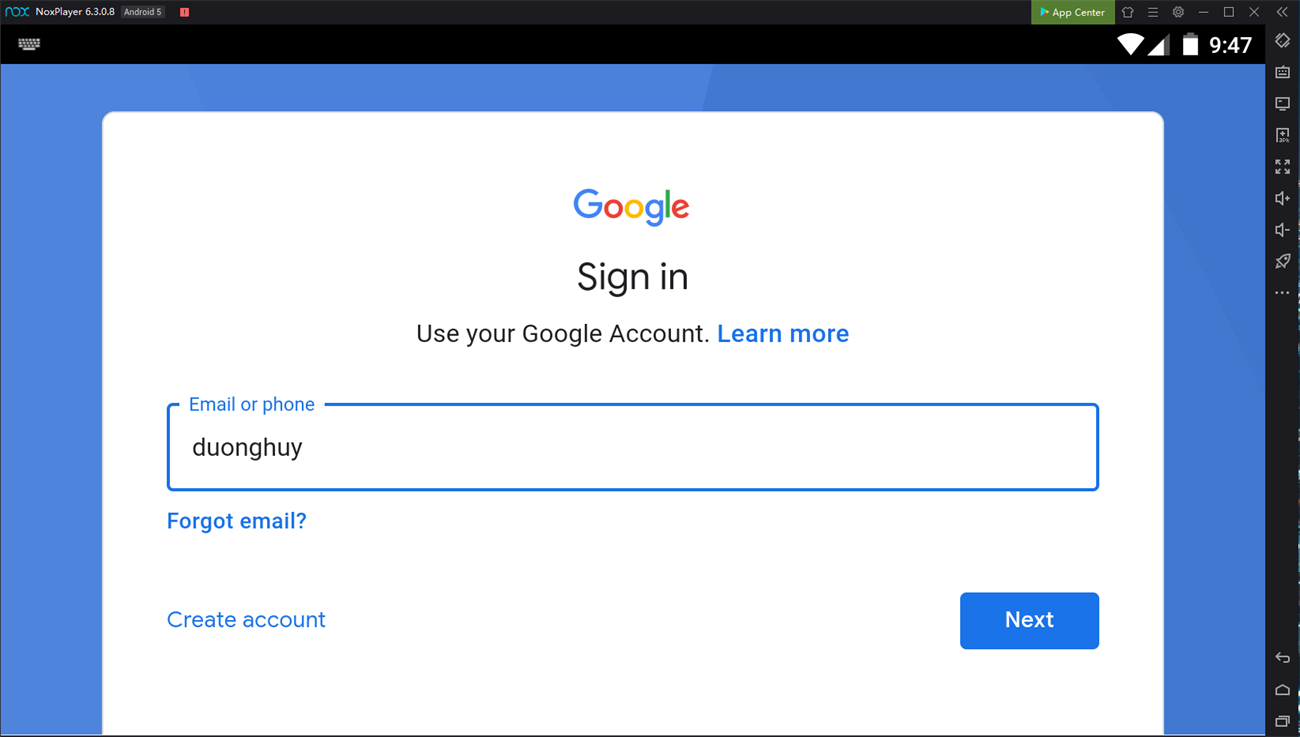 Nhập email và mật khẩu của bạn