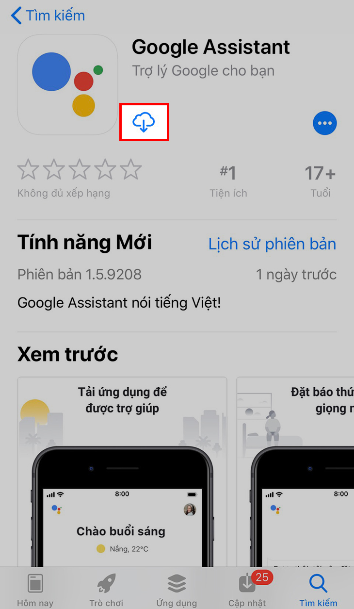 Cách cài Google Assistant Tiếng Việt cho iOS