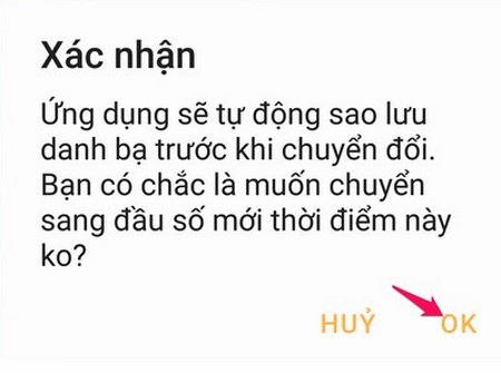 Hướng dẫn chuyển danh bạ từ 11 số sang 10 số