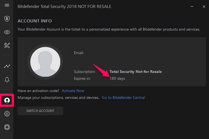 Phần mềm diệt vi rút Bitdefender Total Security 2018 miễn phí