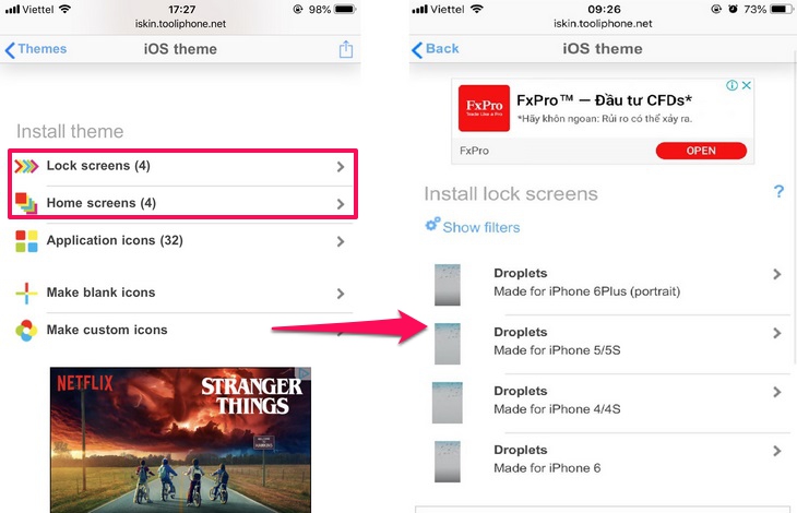 Hướng dẫn đưa giao diện iOS 6 trở lại iPhone