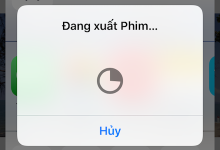 Video đã được lưu