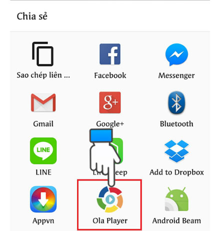 Chọn Ola Player