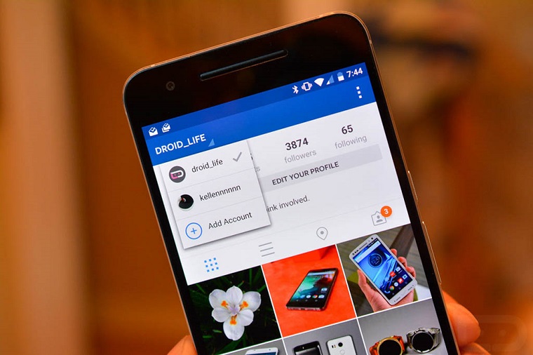 Instagram hiện có thể đăng nhập bằng nhiều tài khoản