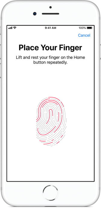Sử dụng Face ID hoặc Touch ID để khôi phục dữ liệu iPhone