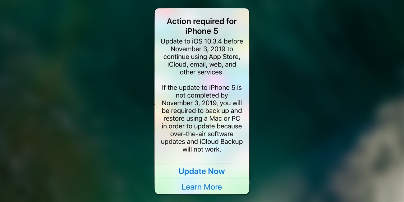 Cảnh báo của Apple dành cho người dùng iPhone cũ