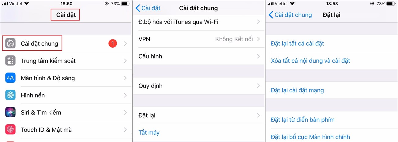 Cách cài đặt mạng trên iOS