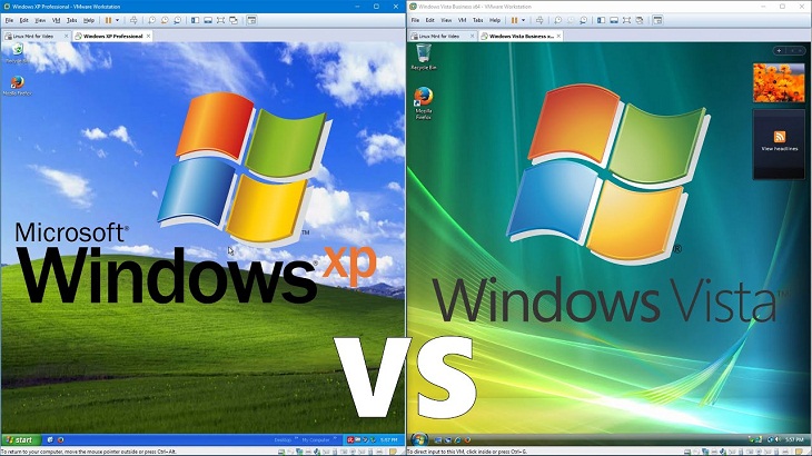 Không sử dụng SSD để cài Win XP, Vista