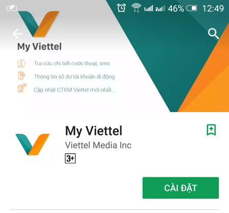 Ứng dụng Viettel của tôi