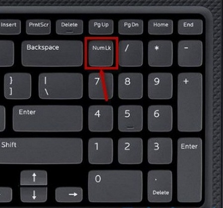 Không thể nhấn các nút số
