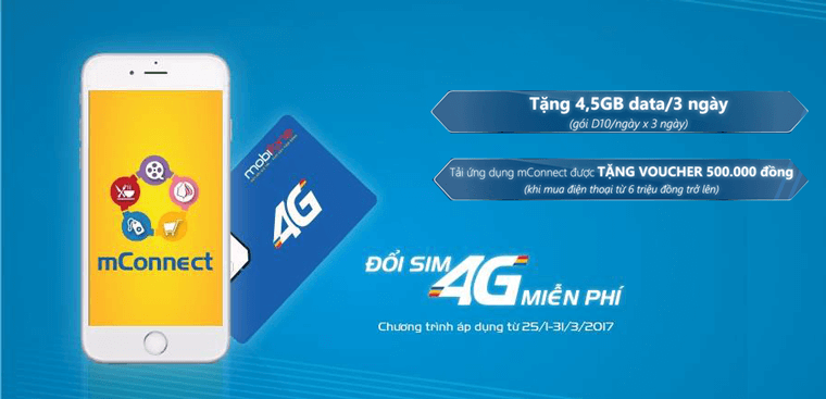 Đổi sim 4G Mobifone