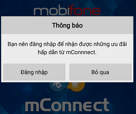 Đăng nhập mConnect