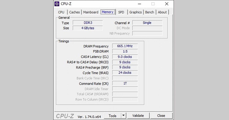 Phần mềm sẽ cho phép bạn kiểm tra xem loại RAM đang được sử dụng trên máy tính xách tay hay không