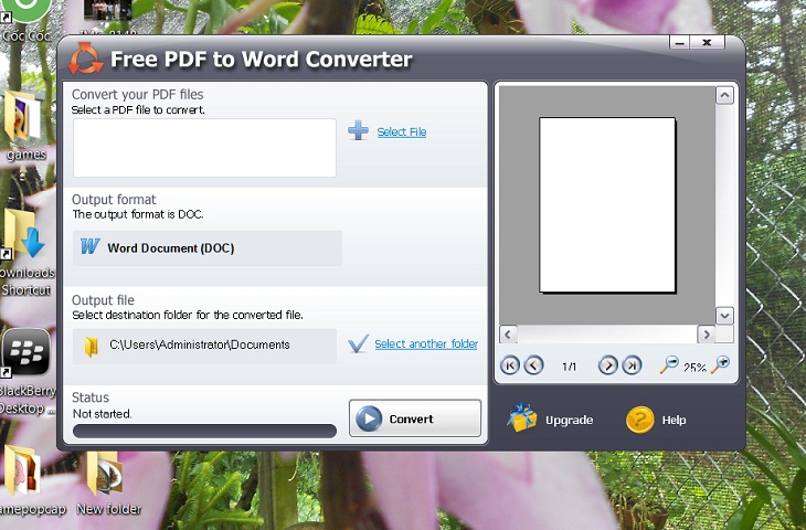 Chuyển đổi PDF sang Word miễn phí