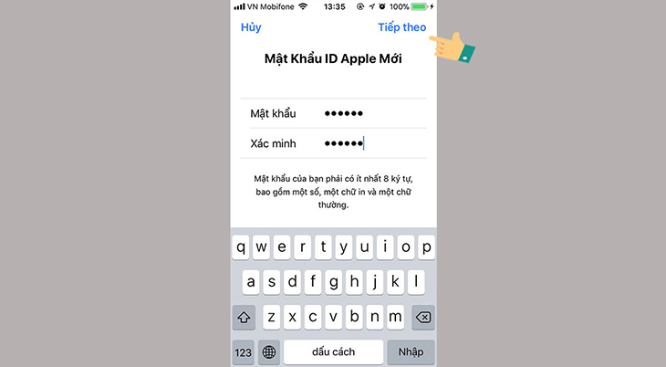 Khôi phục tài khoản iCloud trên điện thoại