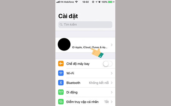 Khôi phục tài khoản iCloud trên điện thoại