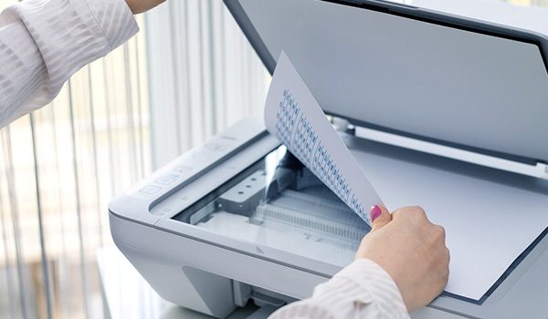 Thực hiện quét bằng máy quét thông thường