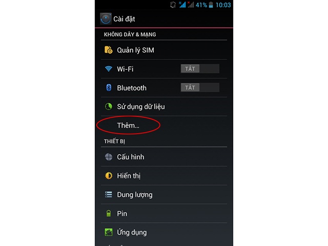 Kích hoạt điểm phát sóng wifi trên Android