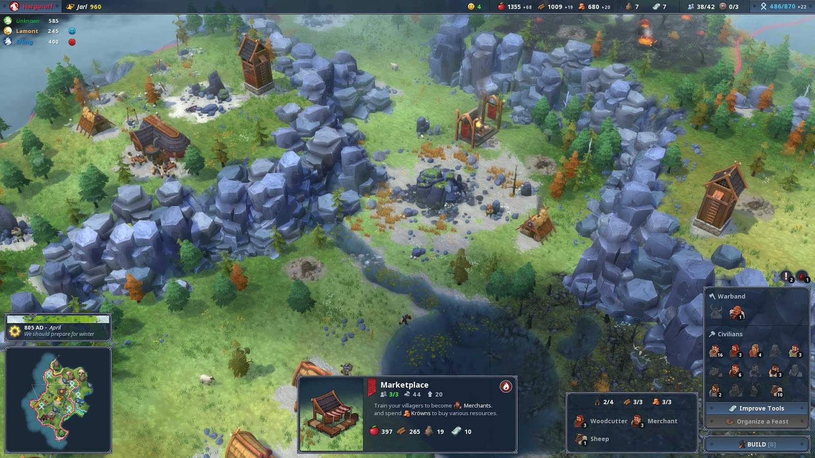 Northgard v2.2.14.18622 Nhiều người chơi trực tuyến 1