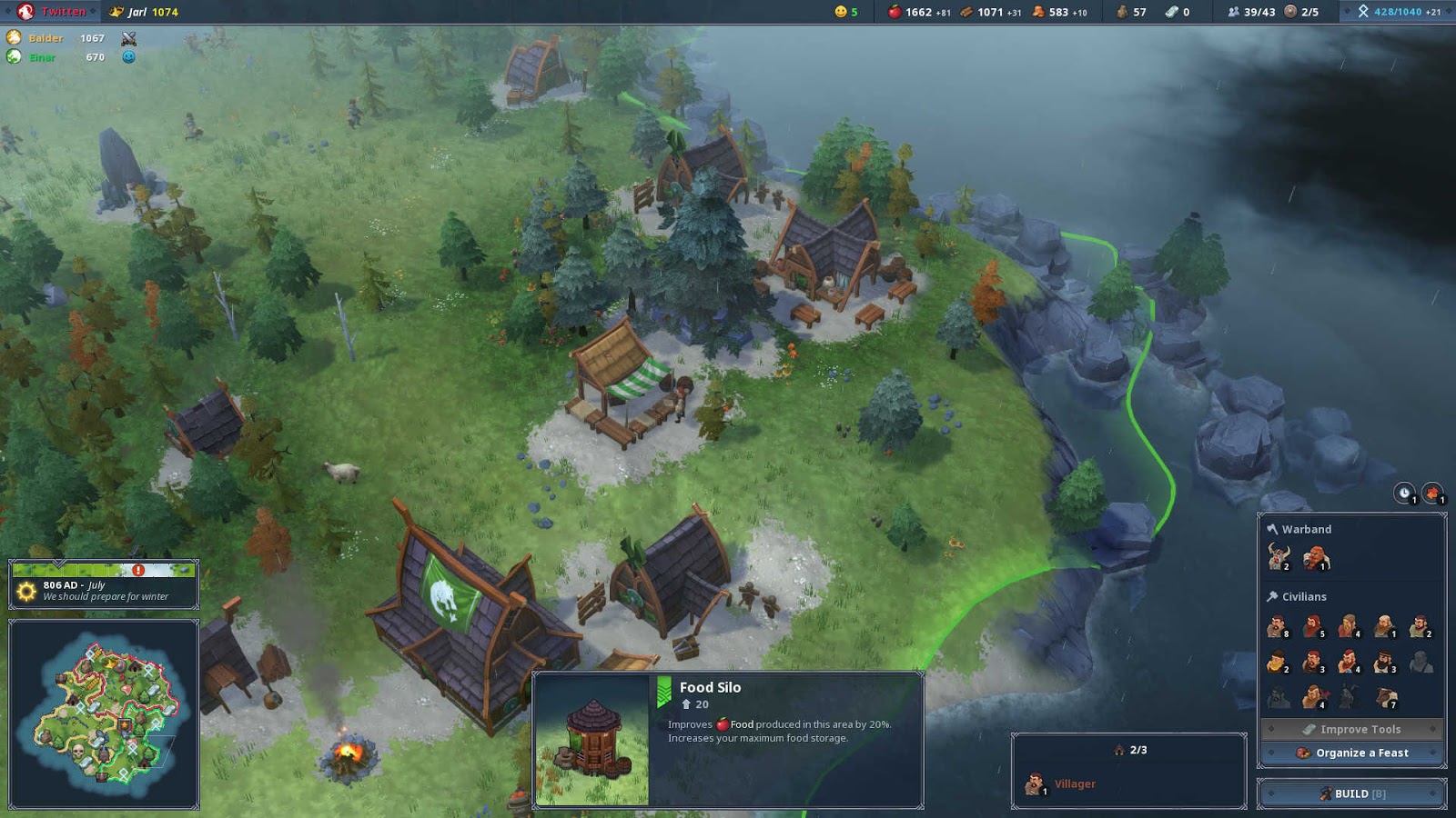 Northgard v2.2.14.18622 trực tuyến nhiều người chơi 2