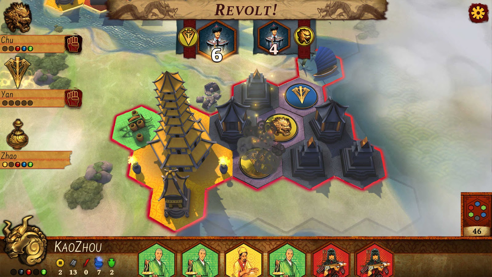 Reiner Knizia Yellow và sông Dương Tử 2