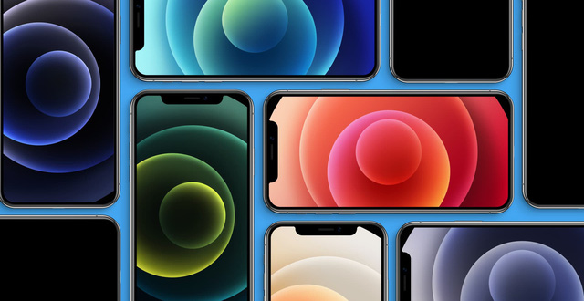 Tải trọn bộ hình nền đầy màu sắc của dòng iPhone 12 mới ra mắt