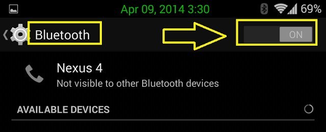 Tắt kết nối Bluetooth