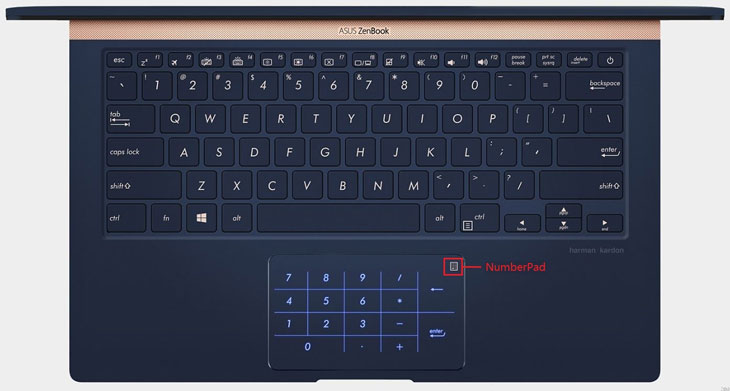 Tìm hiểu bàn phím số NumberPad trên máy tính xách tay ASUS