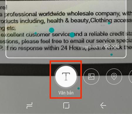 Tìm hiểu các bản dịch nhanh với máy ảnh Galaxy S9 và S9 Plus