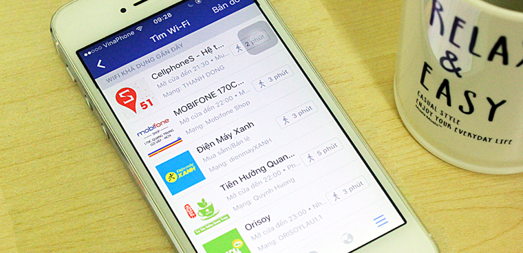 Phát hiện WiFi miễn phí