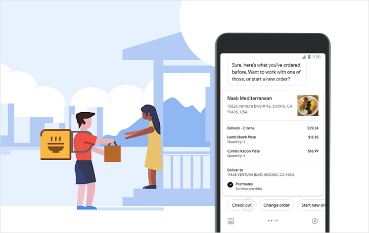Dịch vụ đặt hàng tạp hóa trên Google Maps được liên kết với các nhà cung cấp khác