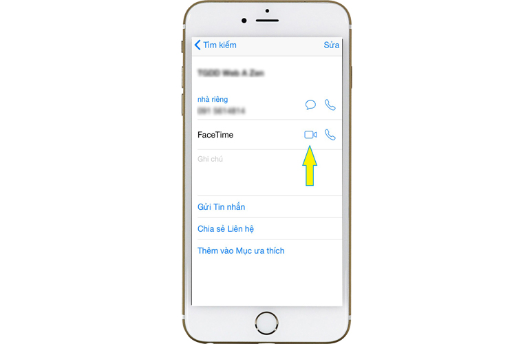 Sử dụng cuộc gọi video FaceTime miễn phí trên iPhone 6