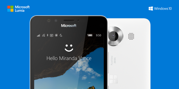 Các tính năng bảo mật Windows Hello của Lumia 950 XL